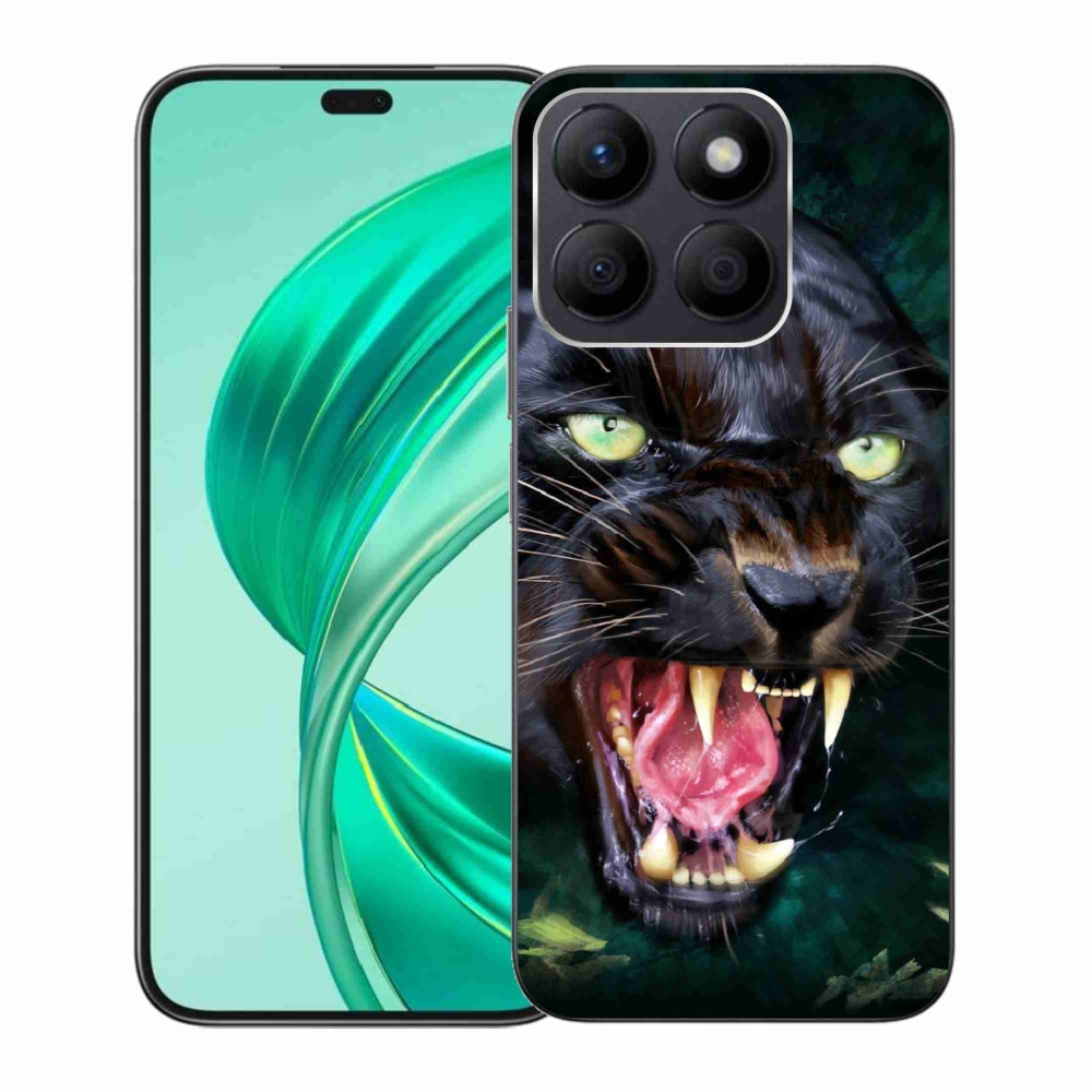 Gélový kryt mmCase na Honor X8b - rozzúrený čierny panter