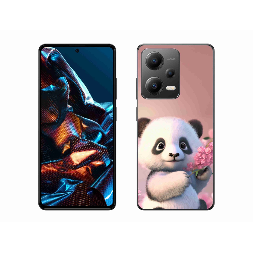 Gélový kryt mmCase na Xiaomi Poco X5 Pro 5G - roztomilá panda