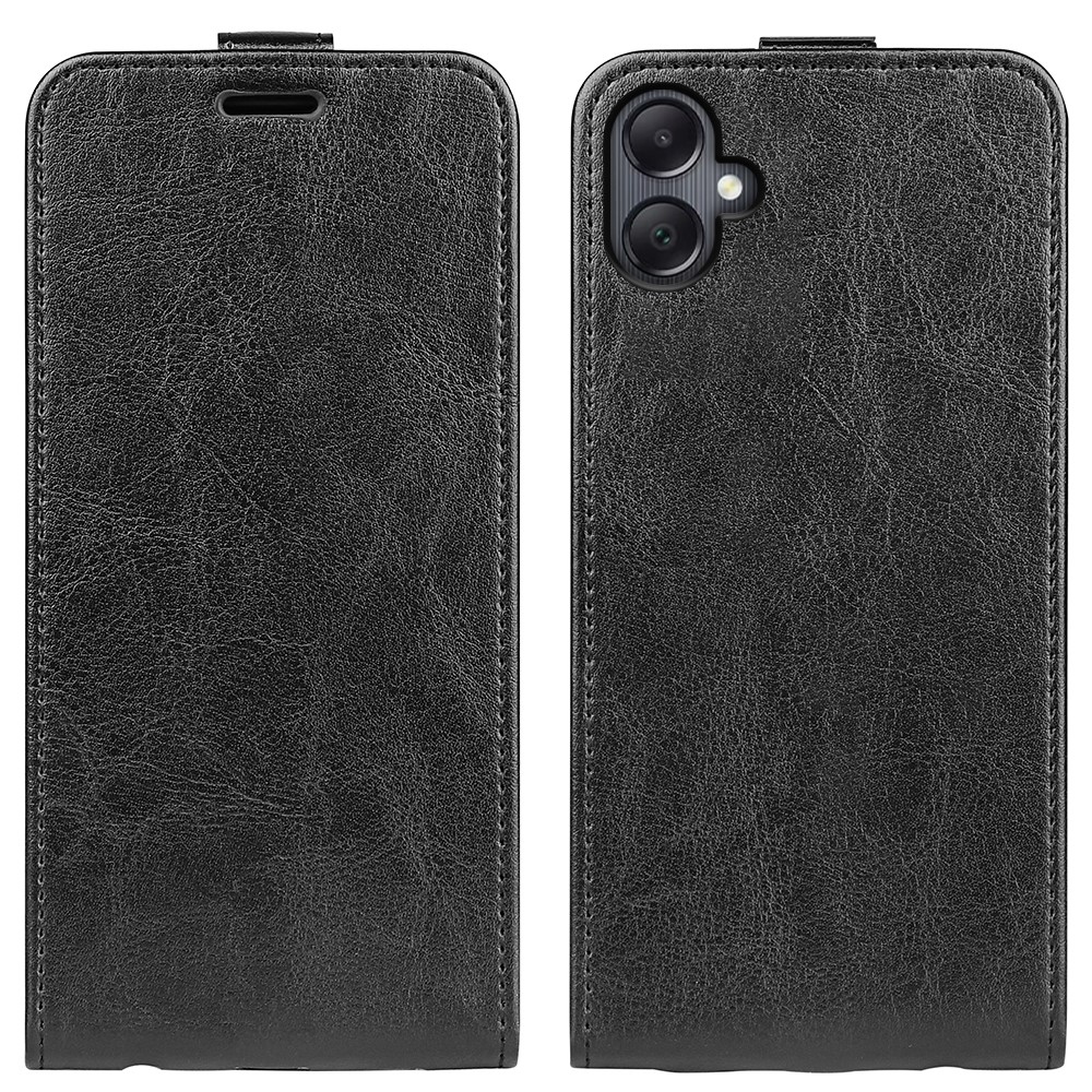 Vertical knižkové púzdro na Samsung Galaxy A06 4G - čierne