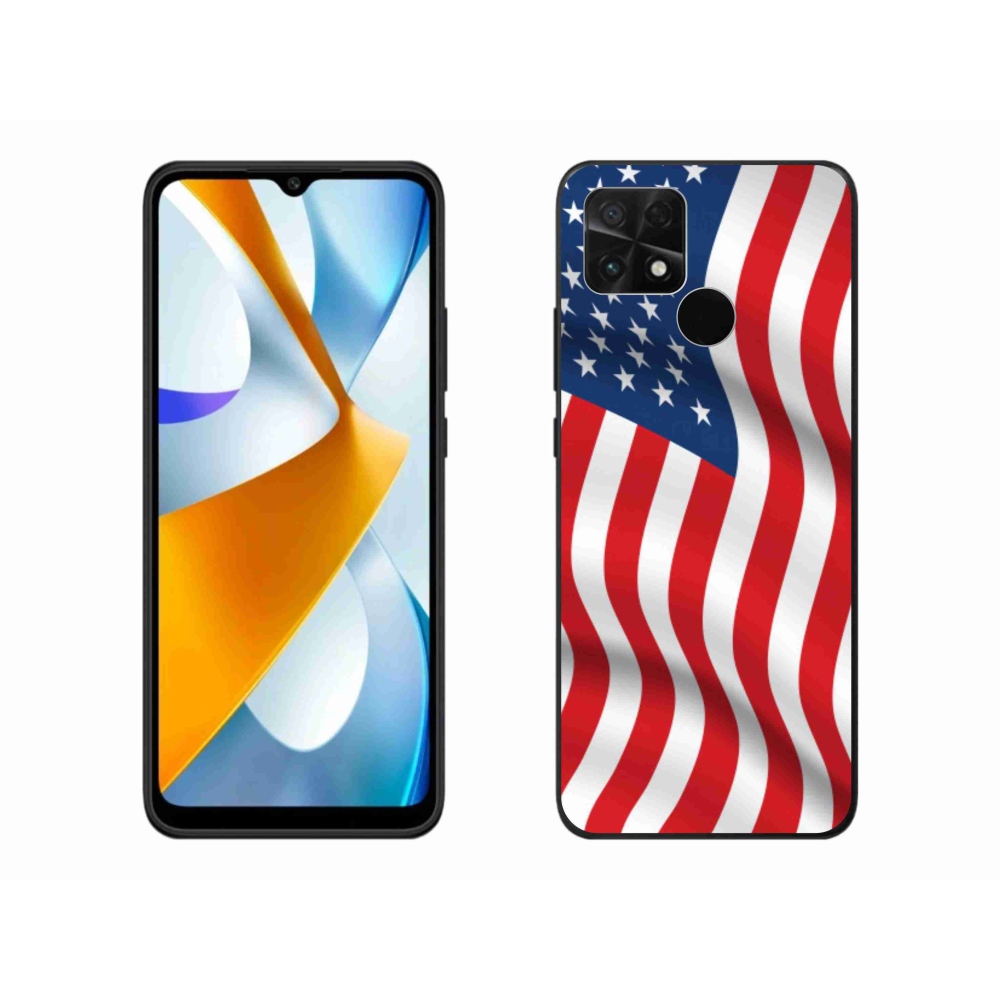 Gélový kryt mmCase na mobil Xiaomi Poco C40 - USA vlajka