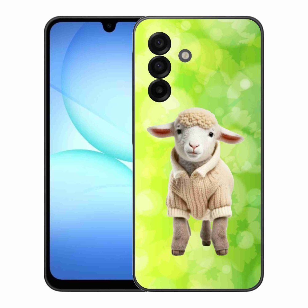 Gélový kryt mmCase na Samsung Galaxy A17 5G - jahňa vo svetri