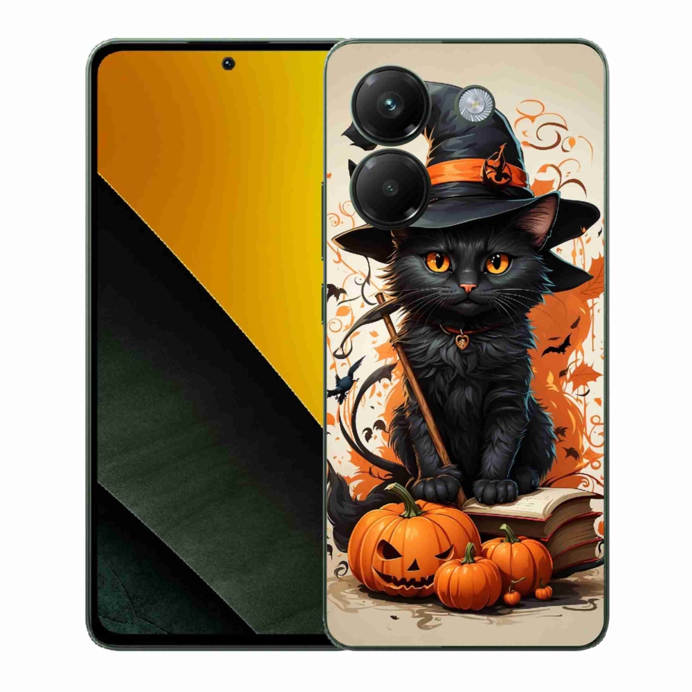 Gélový kryt mmCase na Xiaomi Poco M7 Pro 5G - kocúr čarodejník