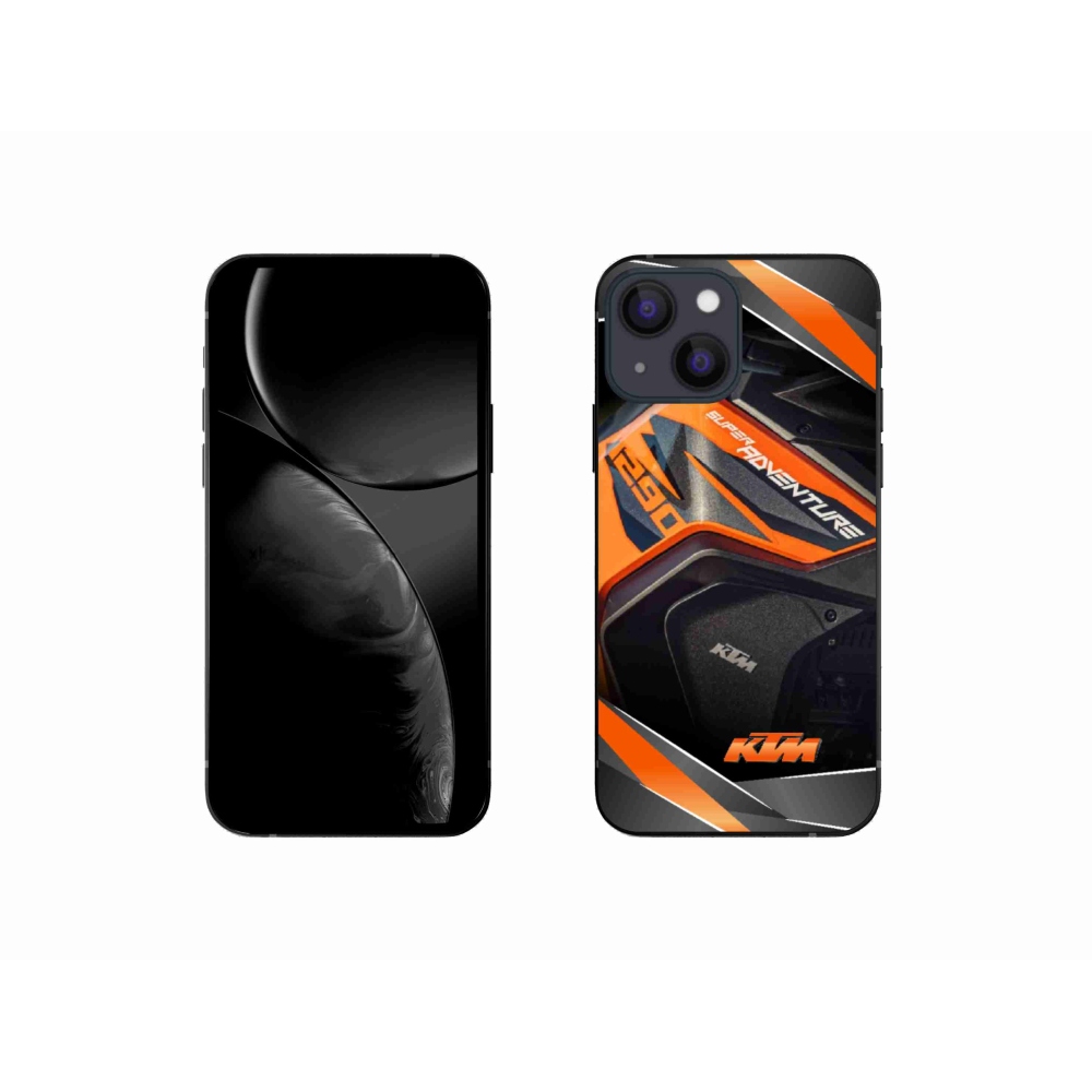 Gélový kryt mmCase na iPhone 13 mini 5.4 - motorka ktm