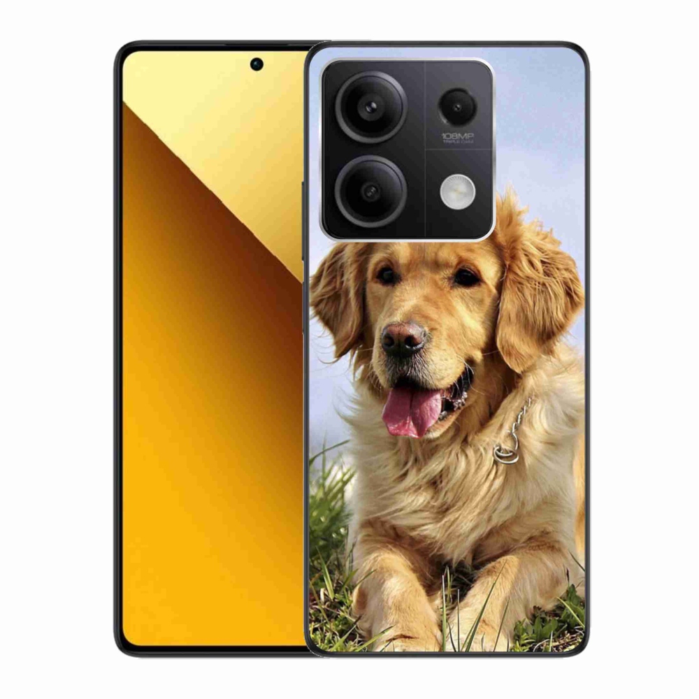 Gélový obal mmCase na Xiaomi Redmi Note 13 5G - zlatý retriever