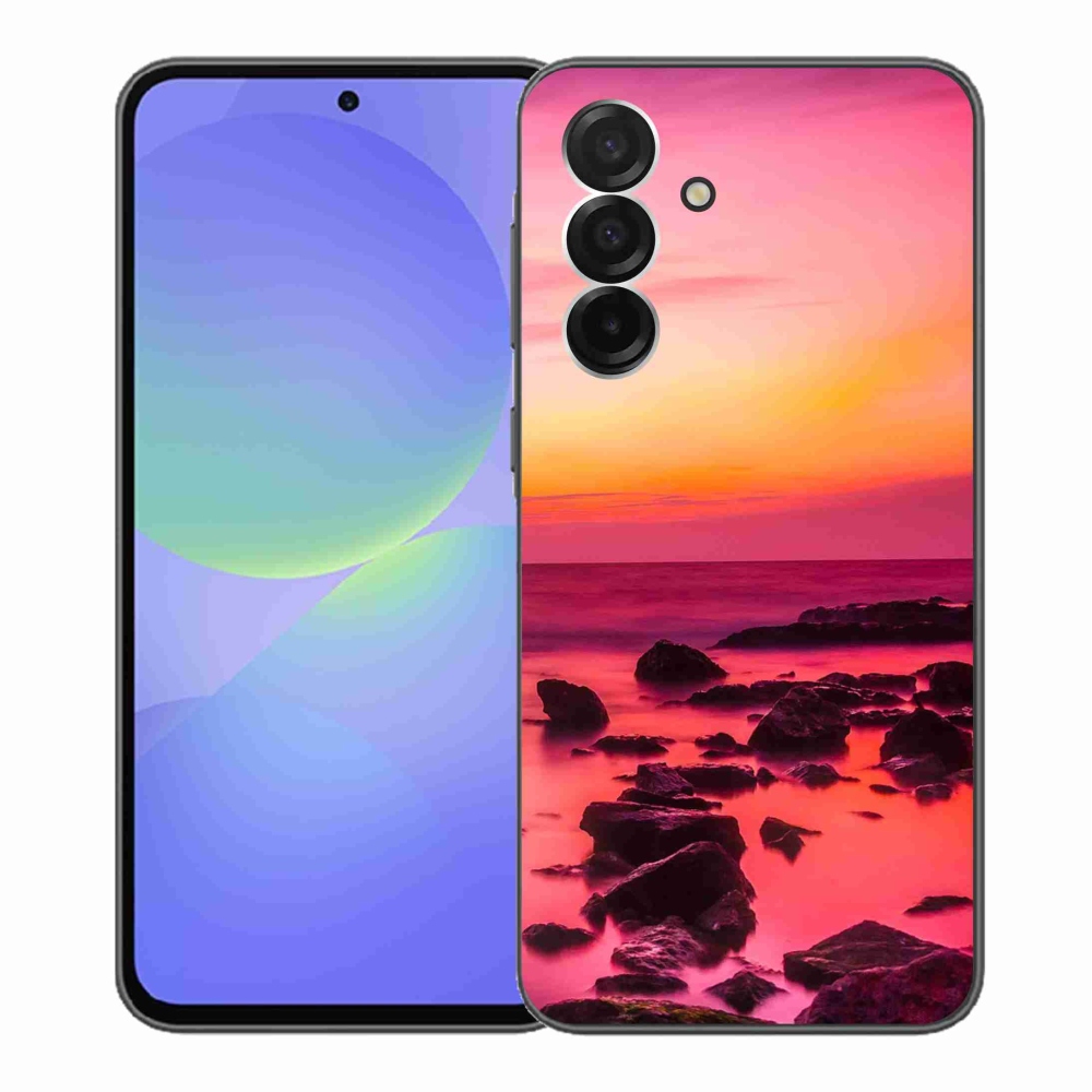 Gélový kryt mmCase na Samsung Galaxy A36 5G - more a žiara