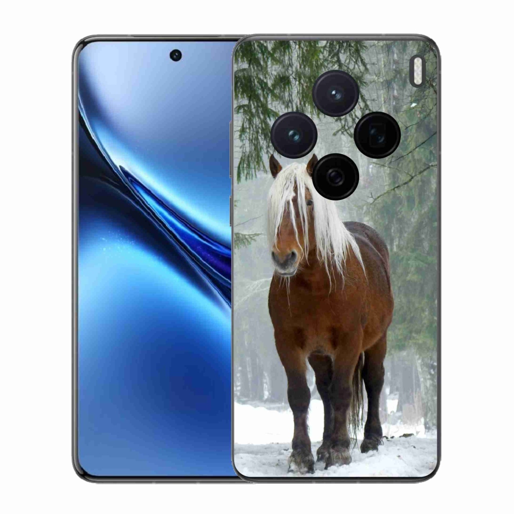 Gélový kryt mmCase na Vivo X200 5G - kôň v lese
