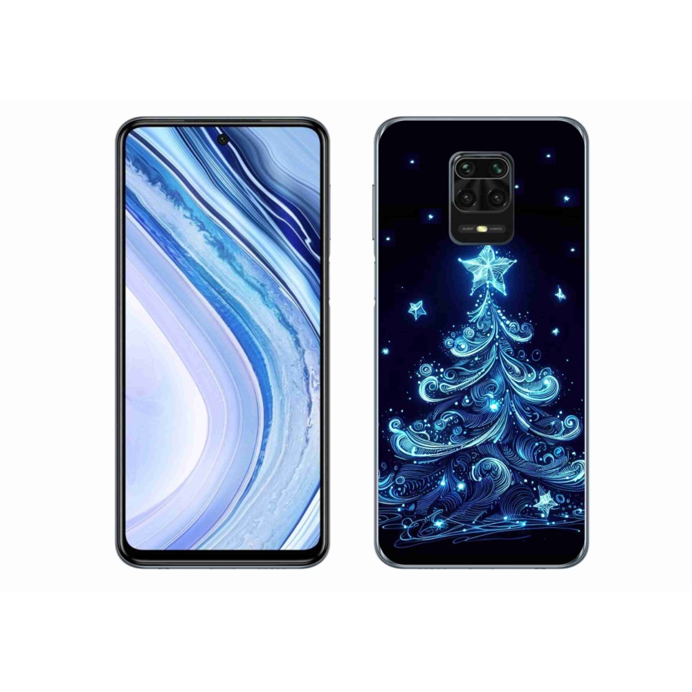 Gélový kryt mmCase na Xiaomi Redmi Note 9 Pro - neónový vianočný stromček 4