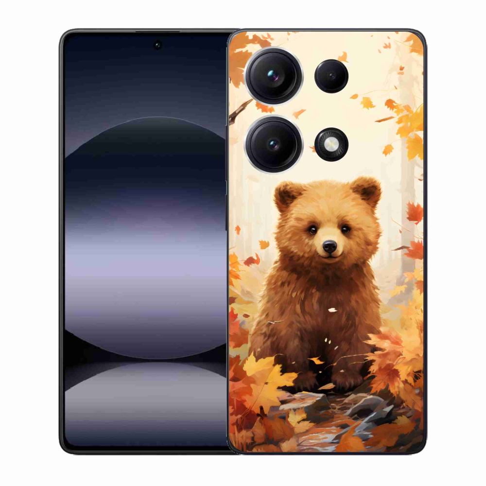 Gélový kryt mmCase na Xiaomi Redmi Note 14S - medveď v lese