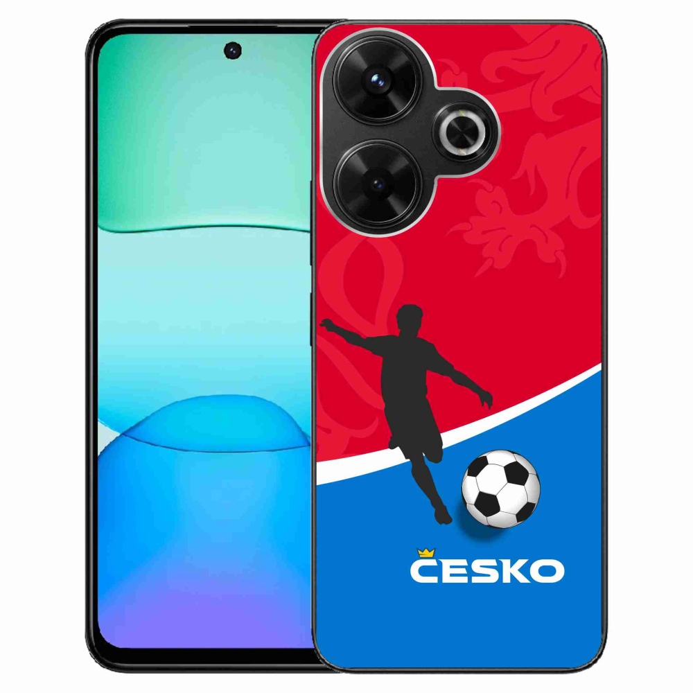 Gélový kryt mmCase na Xiaomi Redmi 13 4G/Poco M6 4G - futbal Česko