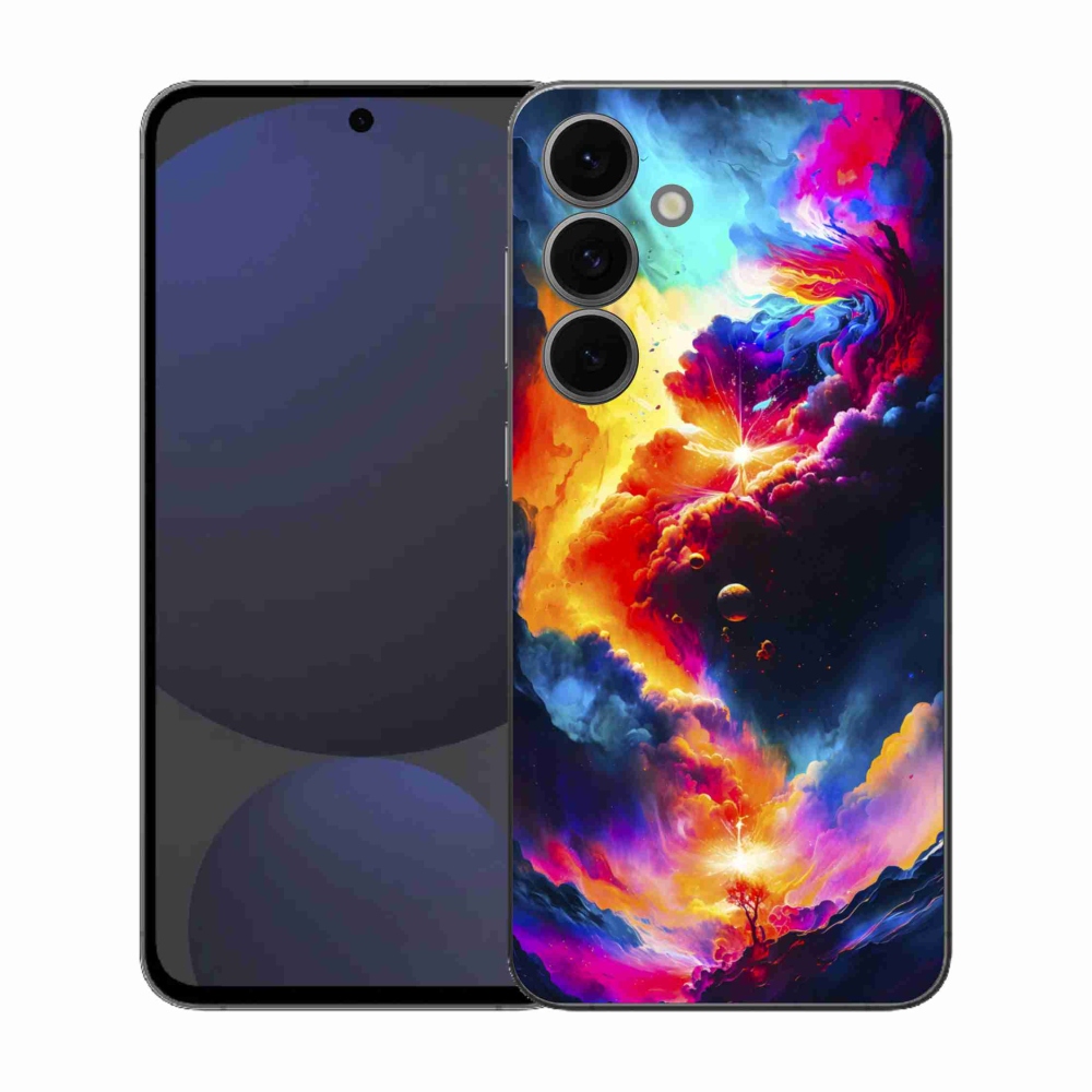 Gélový kryt mmCase na Samsung Galaxy S25 FE - abstraktný motív