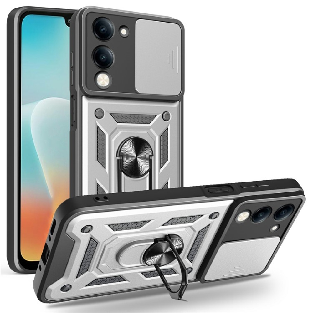 Slide odolný kryt na Vivo Y29s 5G - strieborný