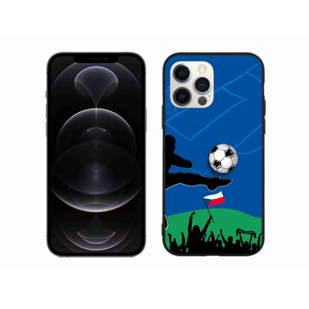 Gélový kryt mmCase na iPhone 12 Pro Max - fanúšikovia futbalu
