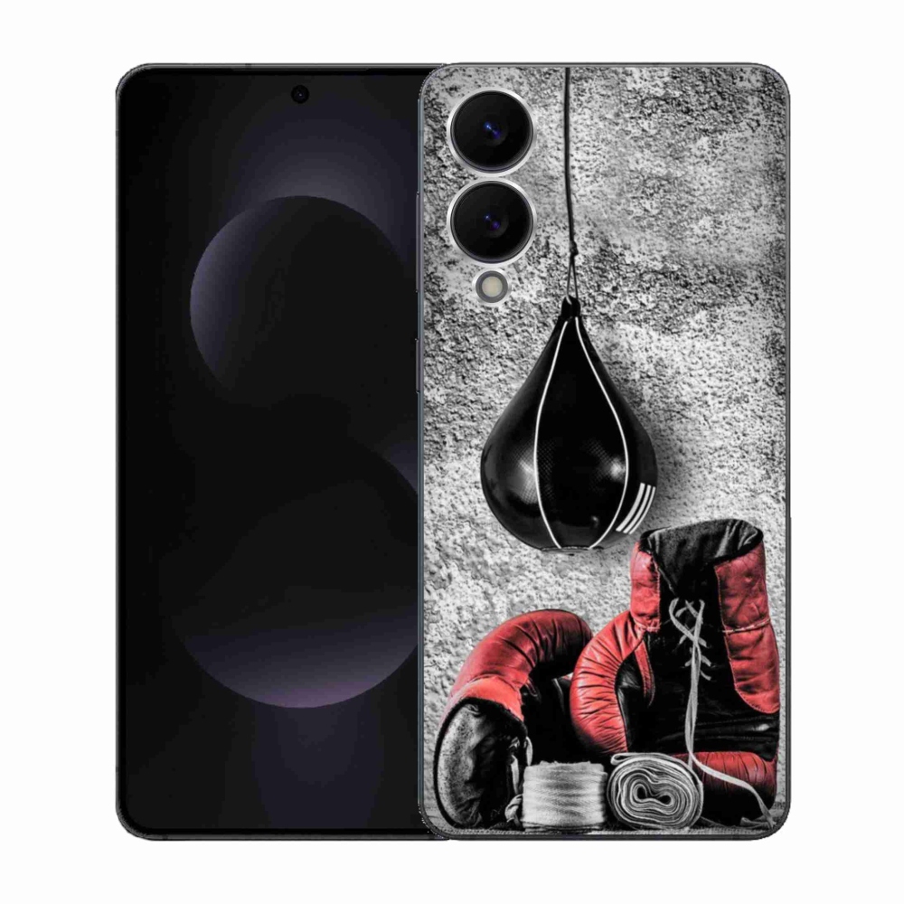 Gélový kryt mmCase na Samsung Galaxy S25 Edge - boxovacie vrece a rukavice