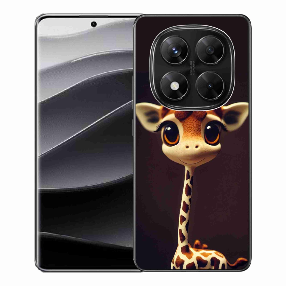 Gélový kryt mmCase na Xiaomi Redmi Note 14 Pro 5G/Poco X7 5G - malá žirafa