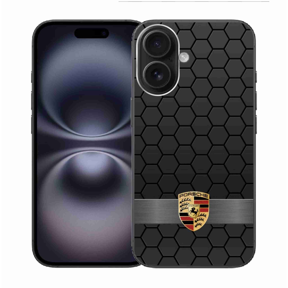 Gélový kryt mmCase na iPhone 16 - porsche