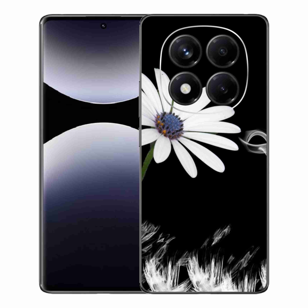 Gélový kryt mmCase na Xiaomi Redmi Note 14 Pro - biela kvetina