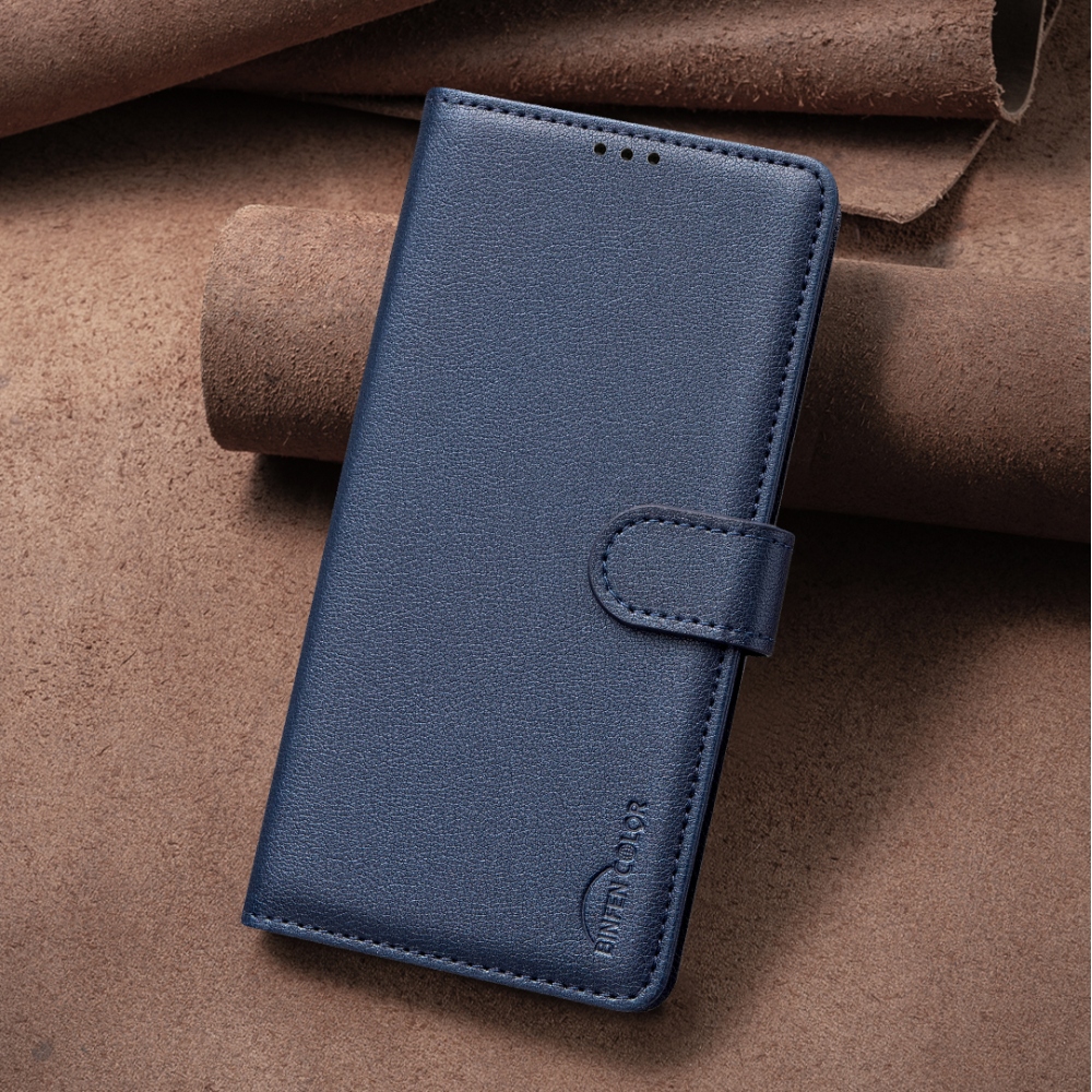 BINFEN knižkové púzdro na Xiaomi Redmi 15 5G (169mm) - modré