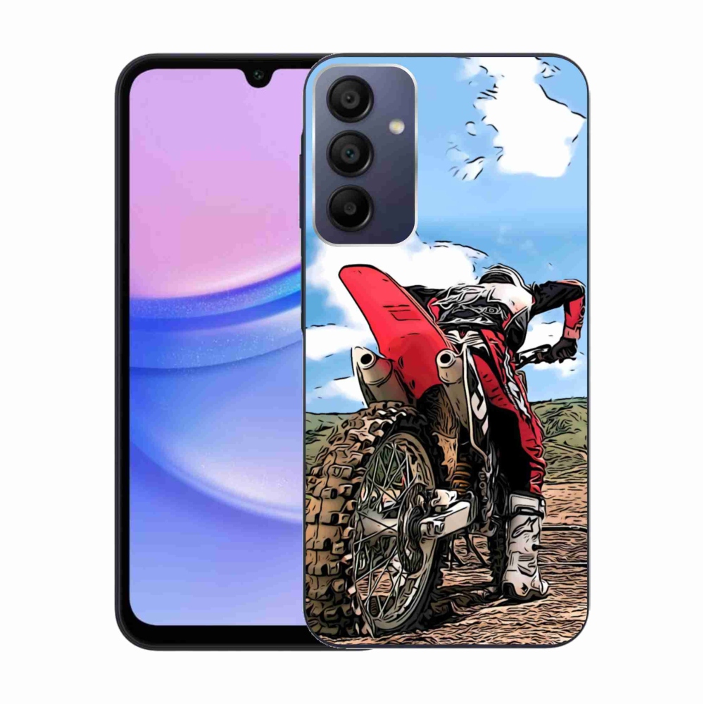 Gélový kryt mmCase na Samsung Galaxy A15 4G/5G - moto