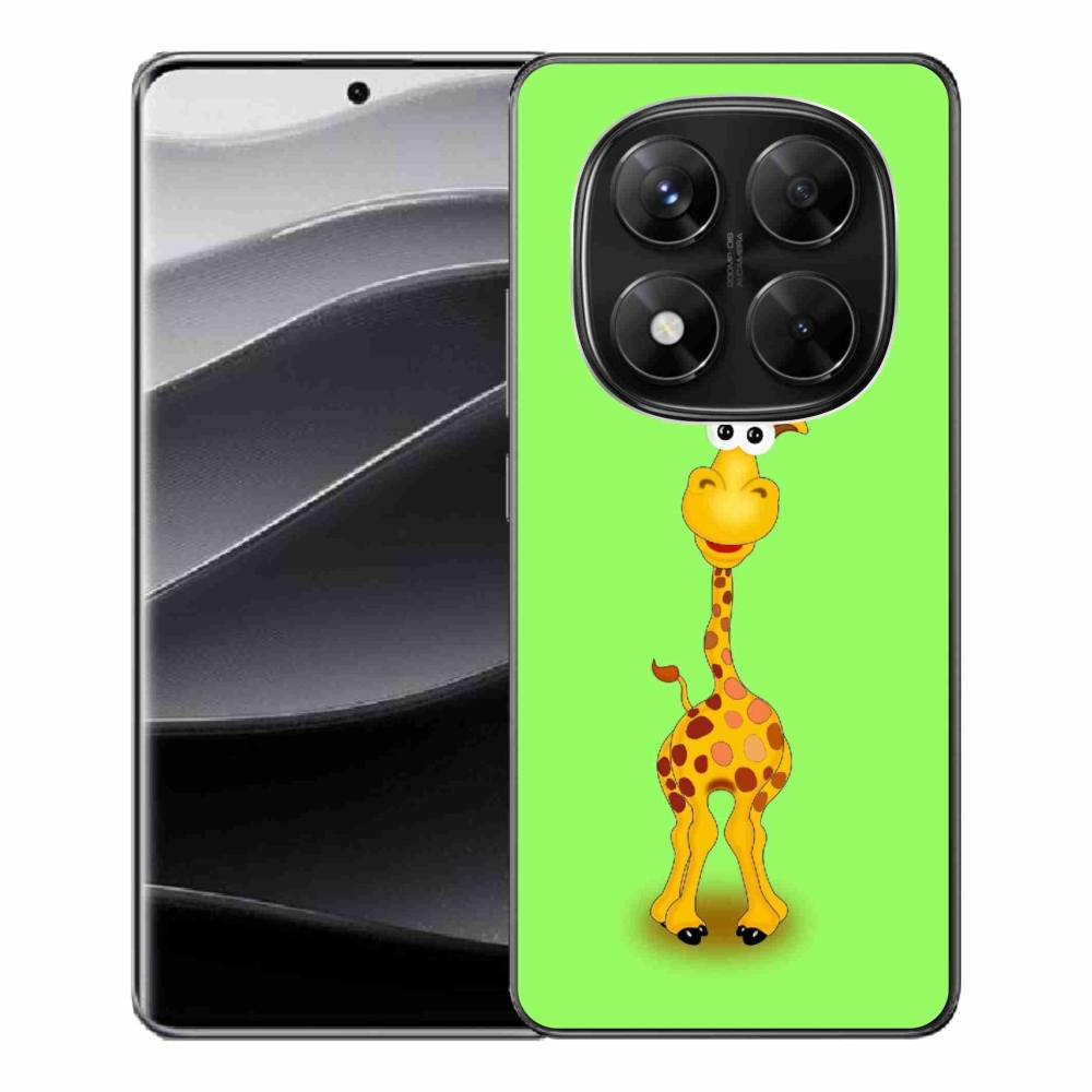 Gélový kryt mmCase na Xiaomi Redmi Note 14 Pro 5G/Poco X7 5G - kreslená žirafa
