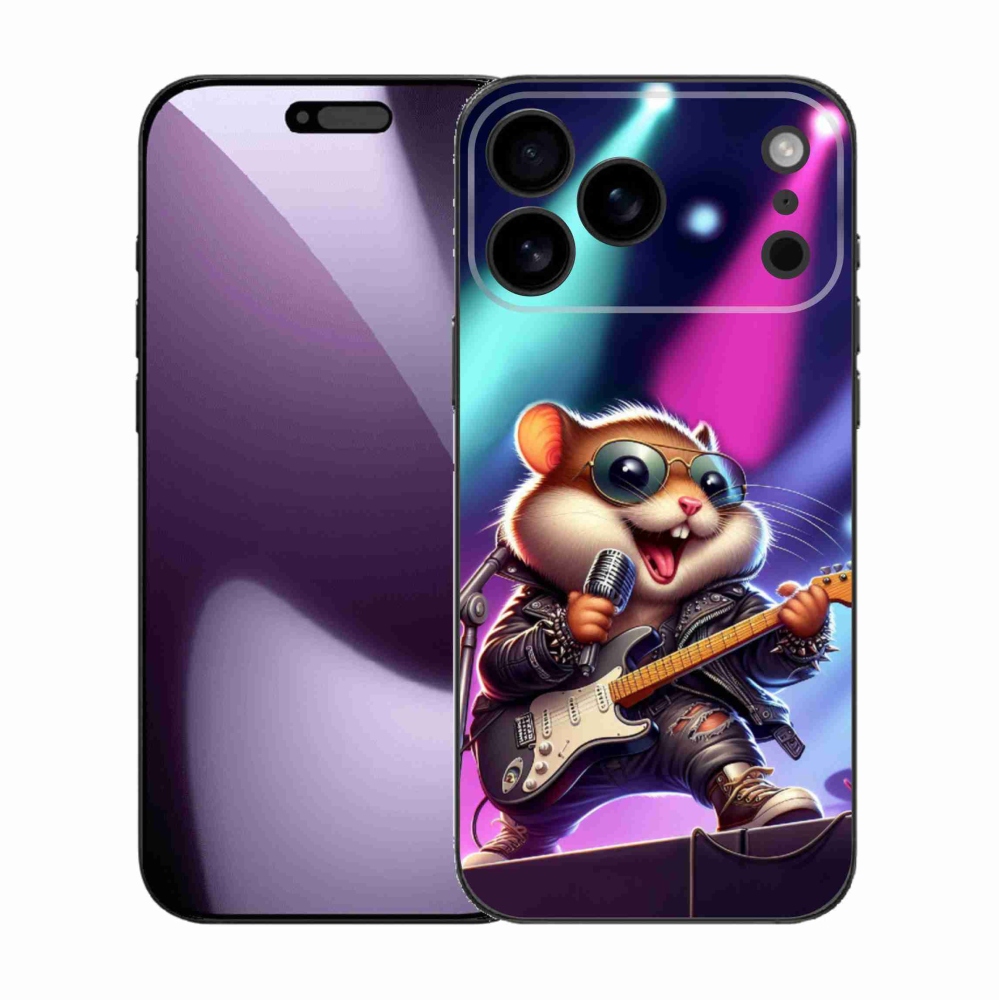 Gélový kryt mmCase na iPhone 17 Pro Max - škrečok rocker