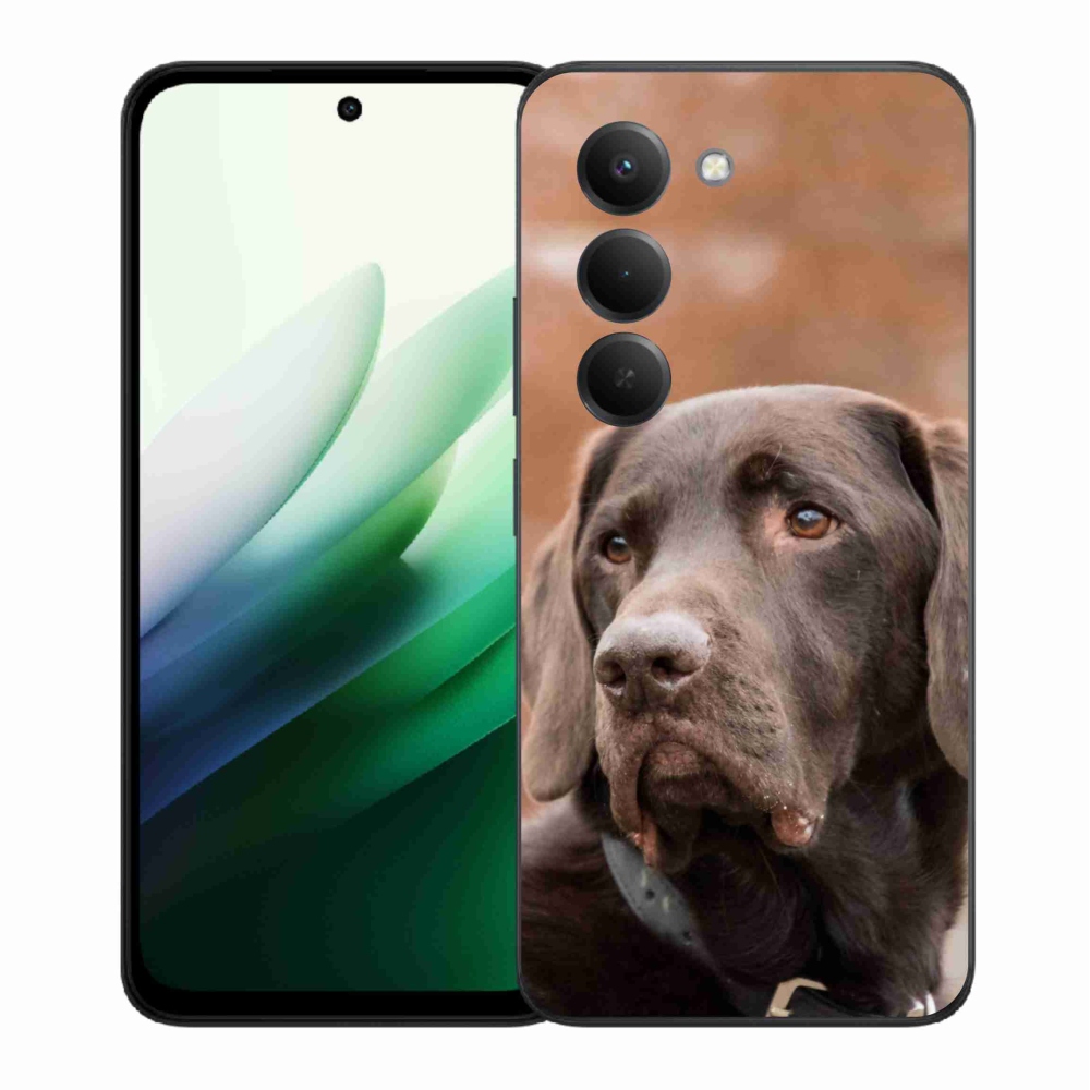 Gélový kryt mmCase na Xiaomi Redmi 15 5G - hnedý labrador
