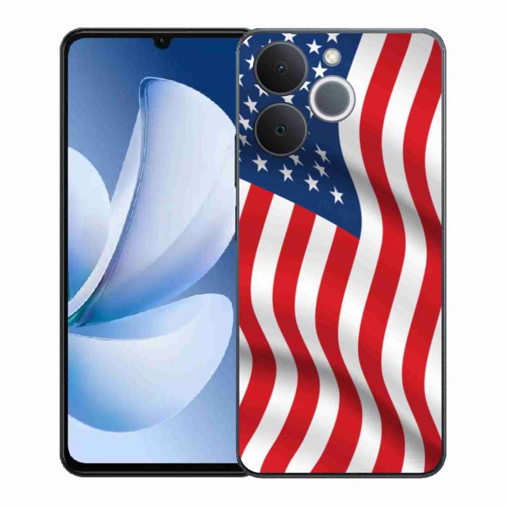 Gélový kryt mmCase na Realme Note 70T - USA vlajka