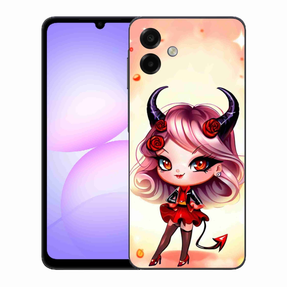 Gélový kryt mmCase na Samsung Galaxy A07 4G - kreslená čertica
