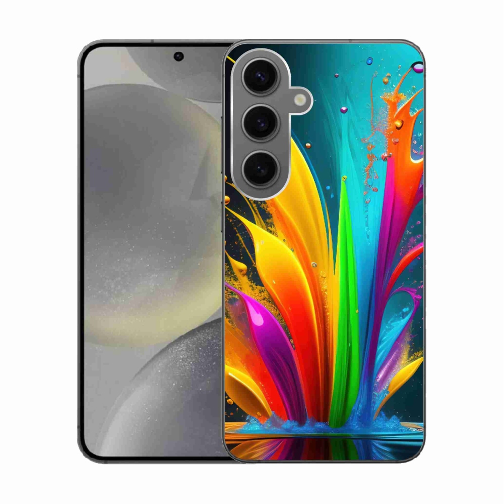 Gélový kryt mmCase na Samsung Galaxy S24 - abstraktný motív 1