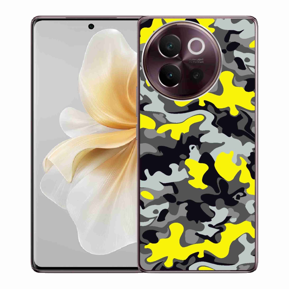 Gélový kryt mmCase na Vivo V40 Lite 5G - maskáčový vzor 6