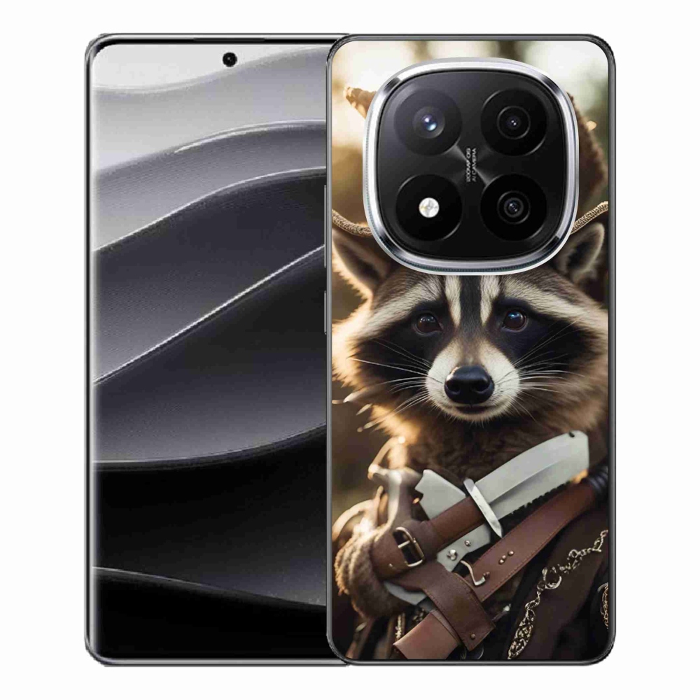 Gélový kryt mmCase na Xiaomi Redmi Note 14 Pro+ 5G - mýval v uniforme
