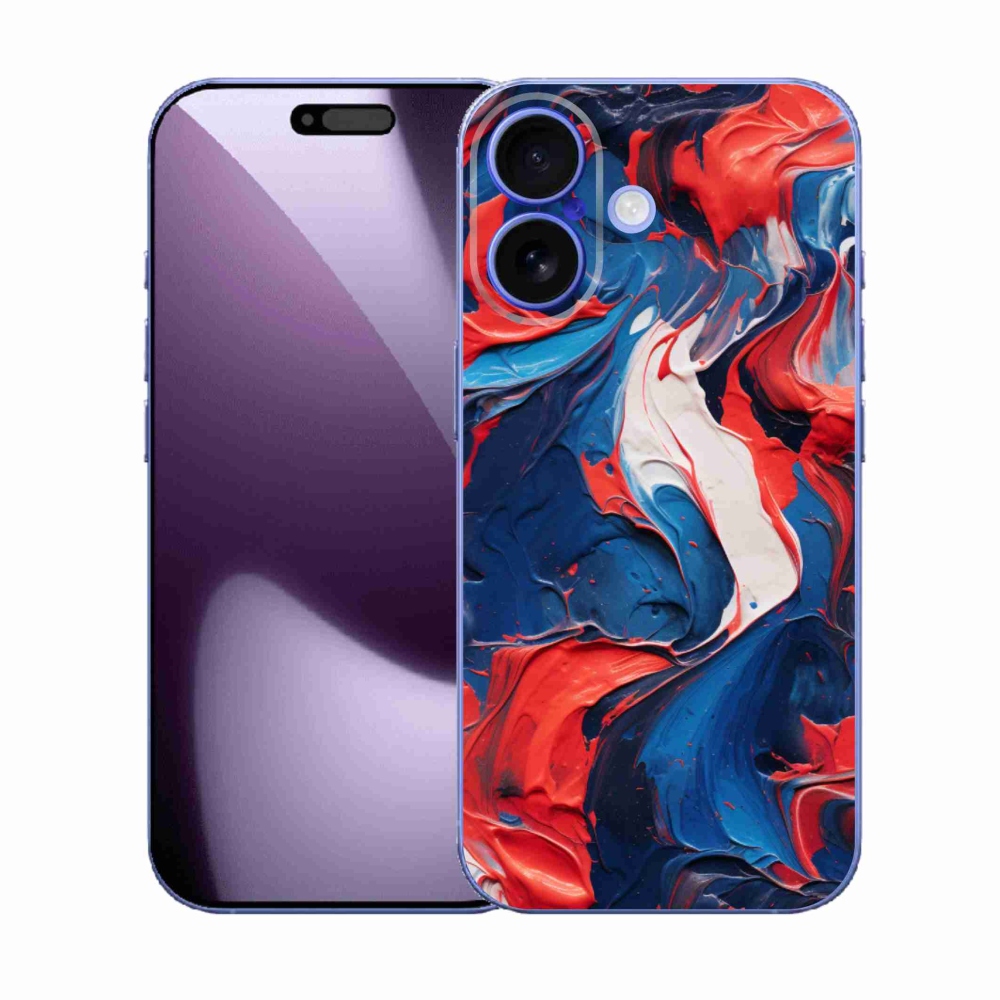 Gélový kryt mmCase na iPhone 17 - abstraktný motív 7