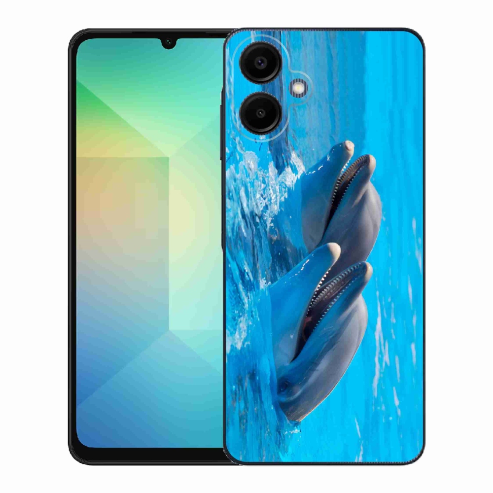 Gélový kryt mmCase na Samsung Galaxy A06 4G - delfíny