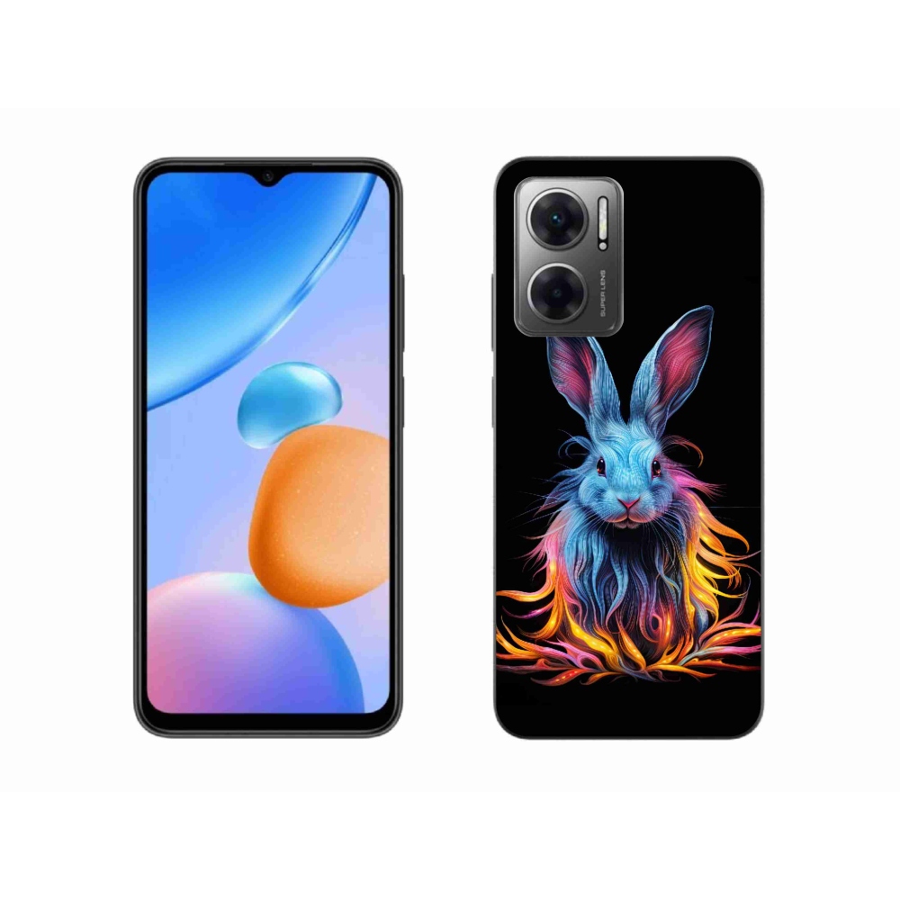 Gélový kryt mmCase na Xiaomi Redmi 10 5G - abstraktný zajac