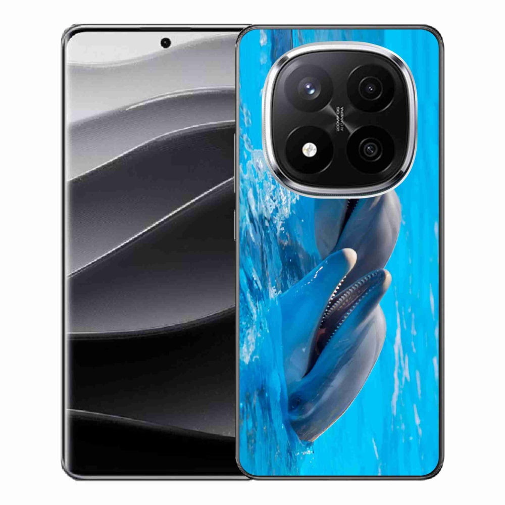 Gélový kryt mmCase na Xiaomi Redmi Note 14 Pro+ 5G - delfíny