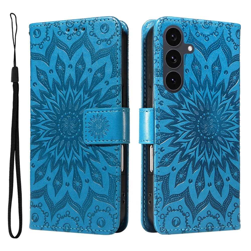 Sunflower knižkové púzdro na Samsung Galaxy S25 FE - modré
