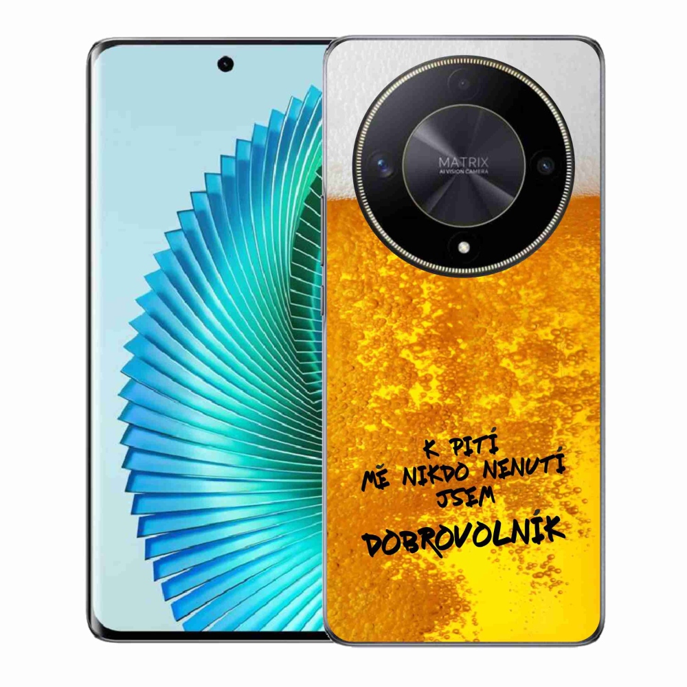 Gélový kryt mmCase na Honor Magic 6 Lite 5G - pivný motív 4