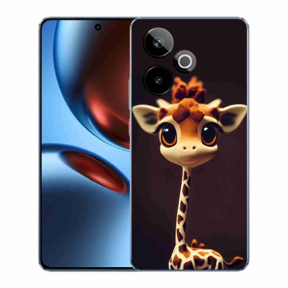 Gélový kryt mmCase na Realme GT 7 5G/GT 7T 5G - malá žirafa