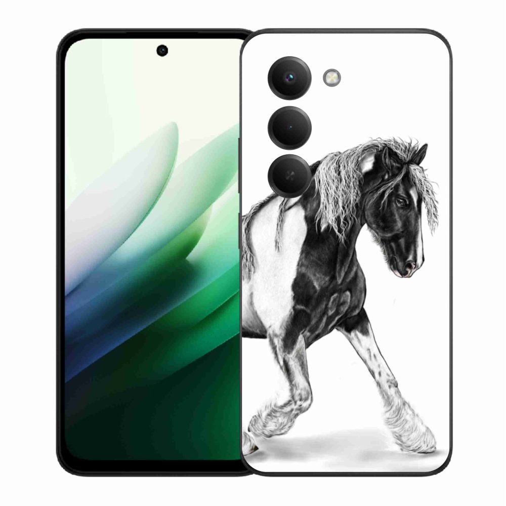 Gélový kryt mmCase na Xiaomi Redmi 15 5G (169mm) - kôň