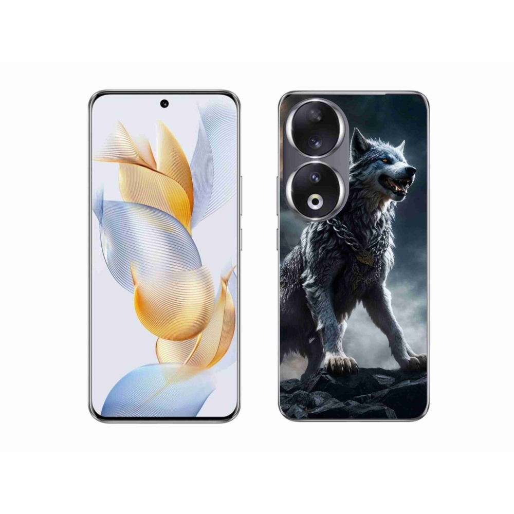 Gélový kryt mmCase na Honor 90 - vlk 1