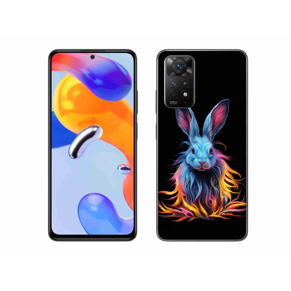 Gélový kryt mmCase na Xiaomi Redmi Note 11 Pro 4G/5G - abstraktný zajac