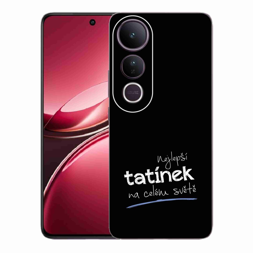 Gélový kryt mmCase na Vivo V50 Lite 4G/5G - najlepší otecko 4 čierne pozadie