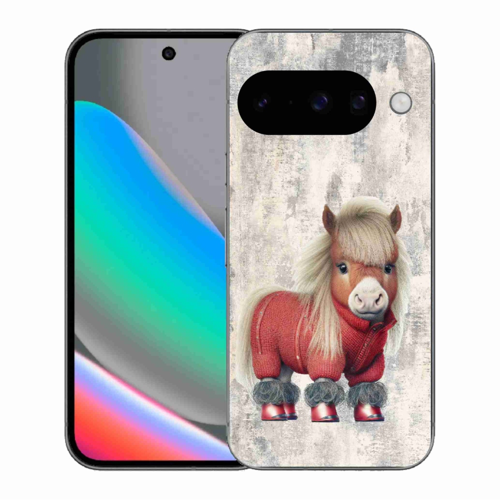 Gélový kryt mmCase na Google Pixel 10 - poník vo svetri