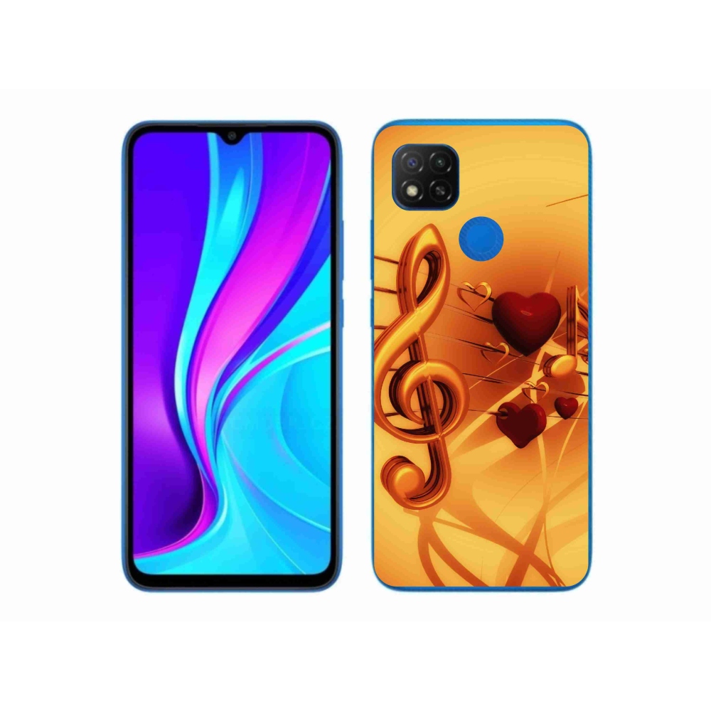 Gelový kryt mmCase na Xiaomi Redmi 9C - noty