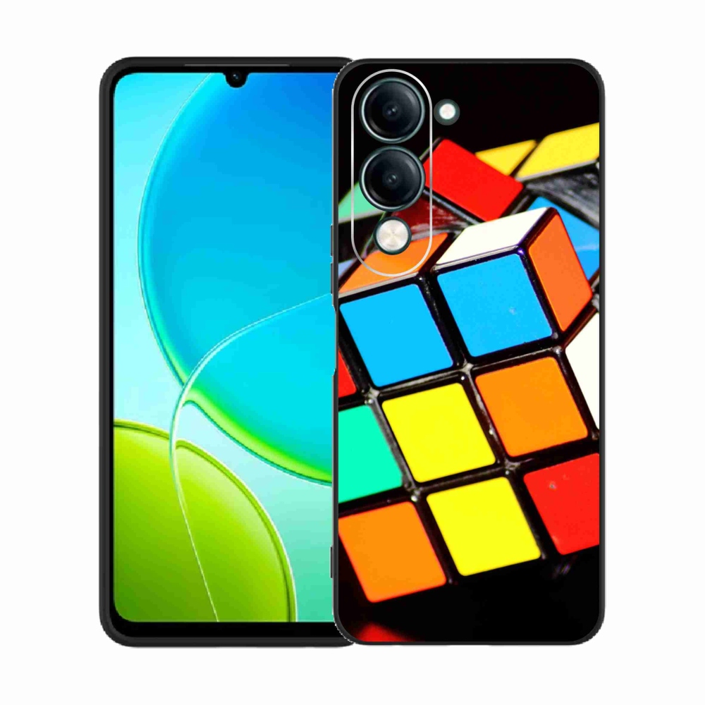 Gélový kryt mmCase na Vivo Y29s 5G - rubikova kocka