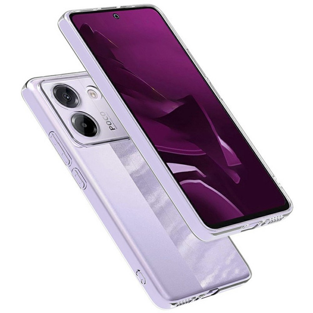 Priehľadný gélový obal na Xiaomi Poco M7 Pro 5G - priehľadný