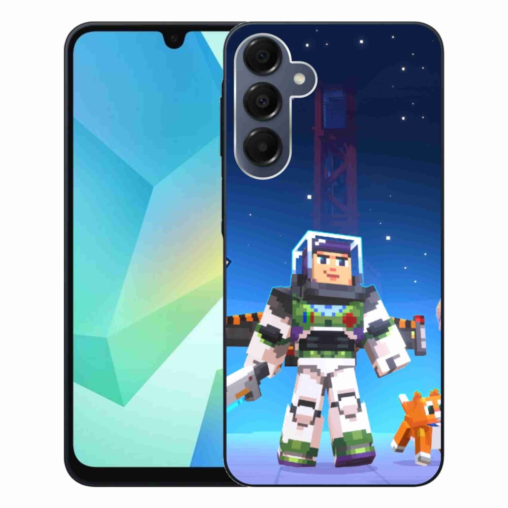 Gélový kryt mmCase na Samsung Galaxy A16 4G/5G - minecraft 2