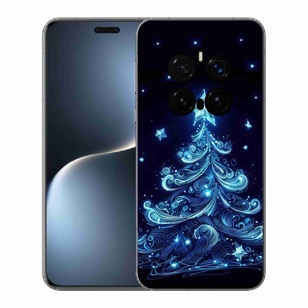Gélový kryt mmCase na Honor Magic 7 Pro 5G - neónový vianočný stromček 4