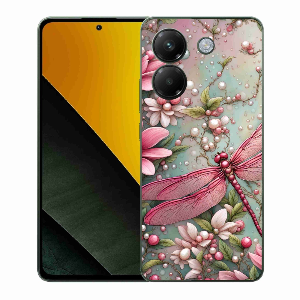 Gélový kryt mmCase na Xiaomi Poco M7 Pro 5G - vážka