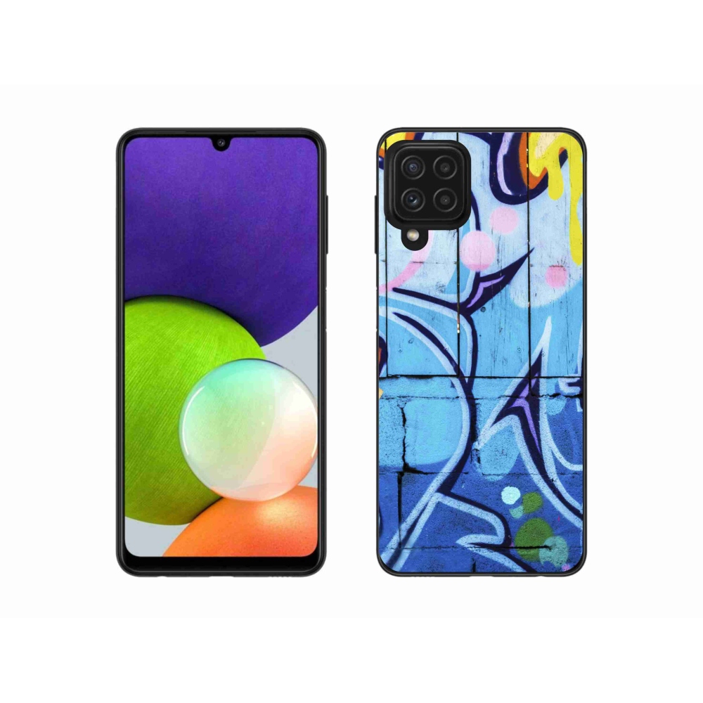 Gélový kryt mmCase na Samsung Galaxy A22 4G - graffiti