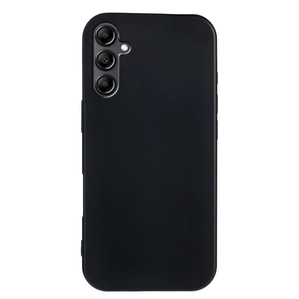 Matný gélový obal na mobil Samsung Galaxy A17 5G - čierny